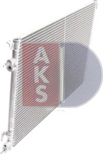 AKS Dasis 152029N - Конденсатор кондиционера autosila-amz.com