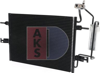 AKS Dasis 152024N - Конденсатор кондиционера autosila-amz.com