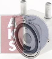 AKS Dasis 166002N - Масляный радиатор, двигательное масло autosila-amz.com