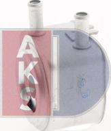 AKS Dasis 166002N - Масляный радиатор, двигательное масло autosila-amz.com