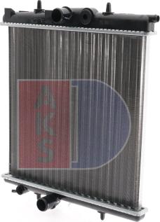 AKS Dasis 160097N - Радиатор, охлаждение двигателя autosila-amz.com