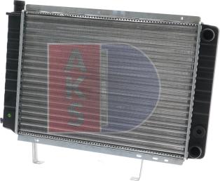 AKS Dasis 160048N - Радиатор, охлаждение двигателя autosila-amz.com