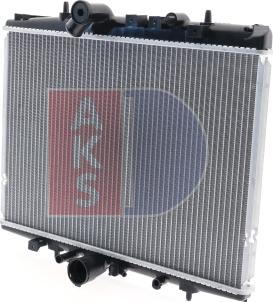 AKS Dasis 160000N - Радиатор, охлаждение двигателя autosila-amz.com