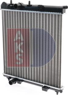 AKS Dasis 160019N - Радиатор, охлаждение двигателя autosila-amz.com