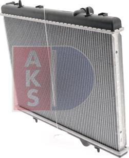 AKS Dasis 160011N - Радиатор, охлаждение двигателя autosila-amz.com