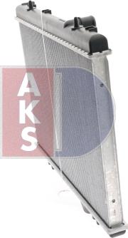 AKS Dasis 160011N - Радиатор, охлаждение двигателя autosila-amz.com