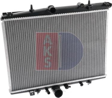 AKS Dasis 160017N - Радиатор, охлаждение двигателя autosila-amz.com