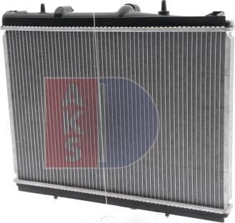AKS Dasis 160017N - Радиатор, охлаждение двигателя autosila-amz.com
