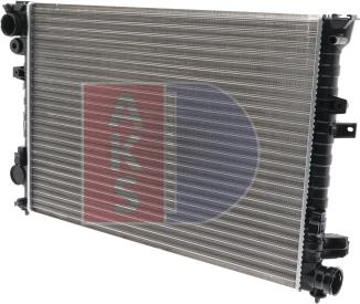 AKS Dasis 160021N - Радиатор, охлаждение двигателя autosila-amz.com