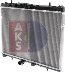 AKS Dasis 160108N - Радиатор, охлаждение двигателя autosila-amz.com