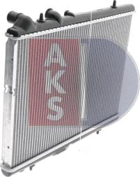 AKS Dasis 160103N - Радиатор, охлаждение двигателя autosila-amz.com