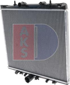 AKS Dasis 160116N - Радиатор, охлаждение двигателя autosila-amz.com