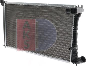 AKS Dasis 160350N - Радиатор, охлаждение двигателя autosila-amz.com