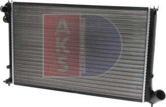 AKS Dasis 160290N - Радиатор, охлаждение двигателя autosila-amz.com