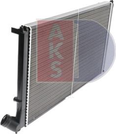 AKS Dasis 160290N - Радиатор, охлаждение двигателя autosila-amz.com