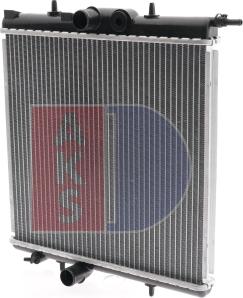 AKS Dasis 161450N - Радиатор, охлаждение двигателя autosila-amz.com