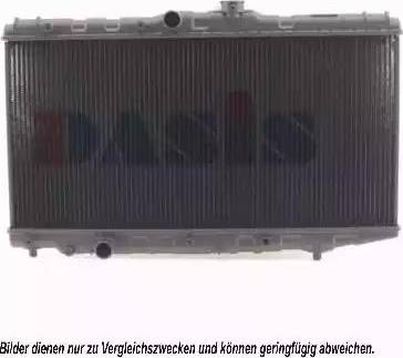 AKS Dasis 161060N - Радиатор, охлаждение двигателя autosila-amz.com