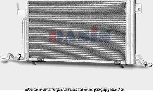 AKS Dasis 162100N - Конденсатор кондиционера autosila-amz.com