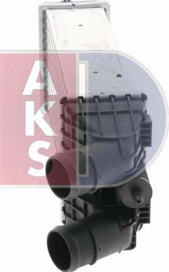 AKS Dasis 167017N - Интеркулер, теплообменник турбины autosila-amz.com