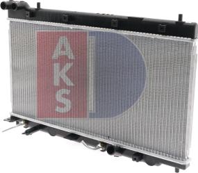 AKS Dasis 100052N - Радиатор, охлаждение двигателя autosila-amz.com