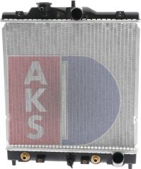 AKS Dasis 100015N - Радиатор, охлаждение двигателя autosila-amz.com