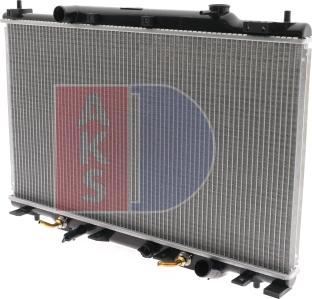AKS Dasis 100029N - Радиатор, охлаждение двигателя autosila-amz.com