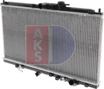 AKS Dasis 100210N - Радиатор, охлаждение двигателя autosila-amz.com