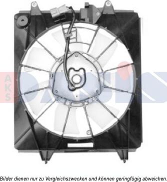 AKS Dasis 108051N - Вентилятор, охлаждение двигателя autosila-amz.com