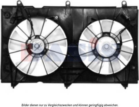 AKS Dasis 108005N - Вентилятор, охлаждение двигателя autosila-amz.com