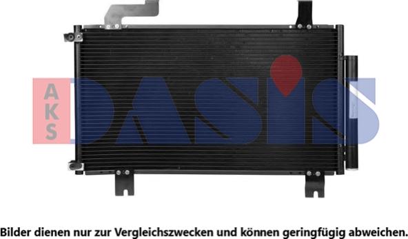 AKS Dasis 102032N - Конденсатор кондиционера autosila-amz.com