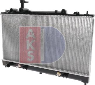 AKS Dasis 110039N - Радиатор, охлаждение двигателя autosila-amz.com