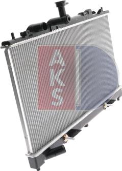 AKS Dasis 110039N - Радиатор, охлаждение двигателя autosila-amz.com