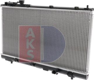 AKS Dasis 111260N - Радиатор, охлаждение двигателя autosila-amz.com