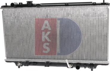 AKS Dasis 111270N - Радиатор, охлаждение двигателя autosila-amz.com