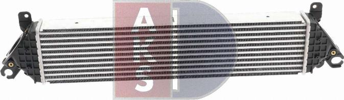 AKS Dasis 117008N - Интеркулер, теплообменник турбины autosila-amz.com