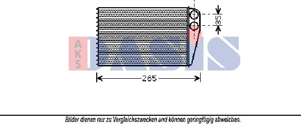 AKS Dasis 189011N - Теплообменник, отопление салона autosila-amz.com