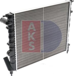 AKS Dasis 180510N - Радиатор, охлаждение двигателя autosila-amz.com