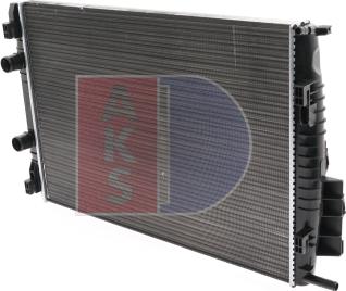 AKS Dasis 180047N - Радиатор, охлаждение двигателя autosila-amz.com