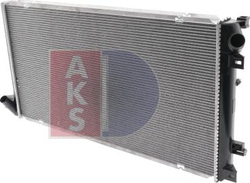 AKS Dasis 180059N - Радиатор, охлаждение двигателя autosila-amz.com