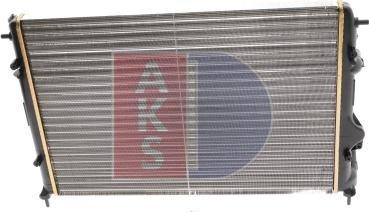 AKS Dasis 180000N - Радиатор, охлаждение двигателя autosila-amz.com