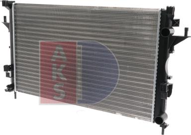 AKS Dasis 180001N - Радиатор, охлаждение двигателя autosila-amz.com