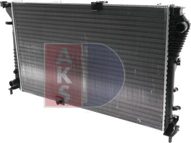 AKS Dasis 180089N - Радиатор, охлаждение двигателя autosila-amz.com