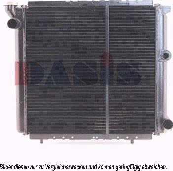 AKS Dasis 180160N - Радиатор, охлаждение двигателя autosila-amz.com