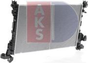 AKS Dasis 180107N - Радиатор, охлаждение двигателя autosila-amz.com