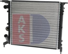 AKS Dasis 180790N - Радиатор, охлаждение двигателя autosila-amz.com