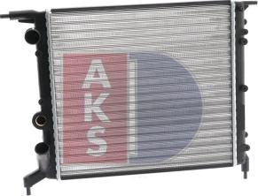 AKS Dasis 180790N - Радиатор, охлаждение двигателя autosila-amz.com