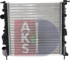 AKS Dasis 181440N - Радиатор, охлаждение двигателя autosila-amz.com