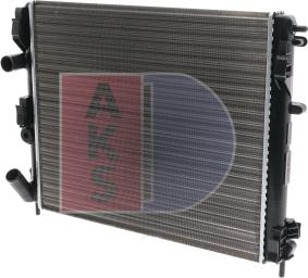 AKS Dasis 181690N - Радиатор, охлаждение двигателя autosila-amz.com