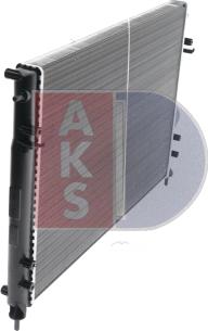 AKS Dasis 181630N - Радиатор, охлаждение двигателя autosila-amz.com