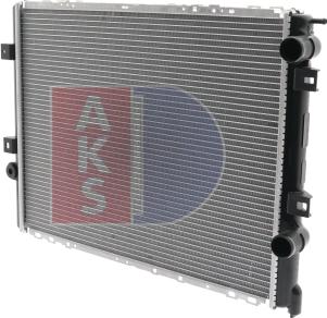 AKS Dasis 181780N - Радиатор, охлаждение двигателя autosila-amz.com